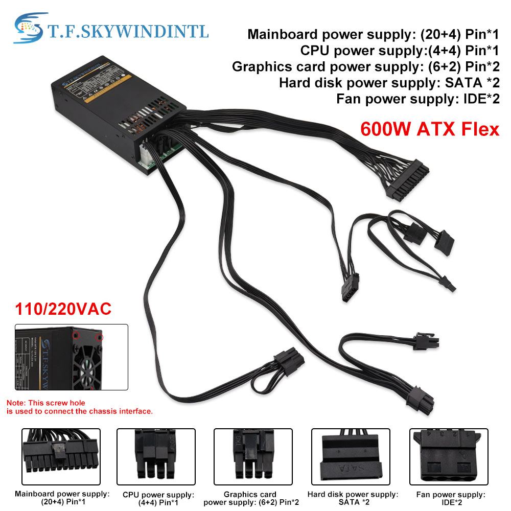 Flex catu daya Modular 600W ke - Flex Atx Power Supply 600W 1U ulasan dan harga